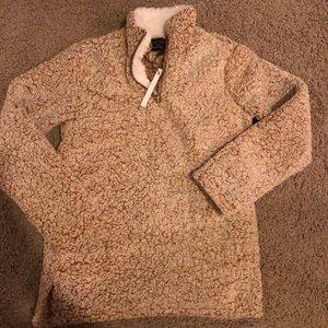 Sherpa half zip ..Brand New with tags! Size Small